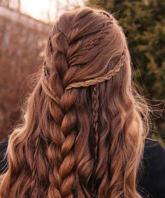 Two French Braid Hairstyles with Weave