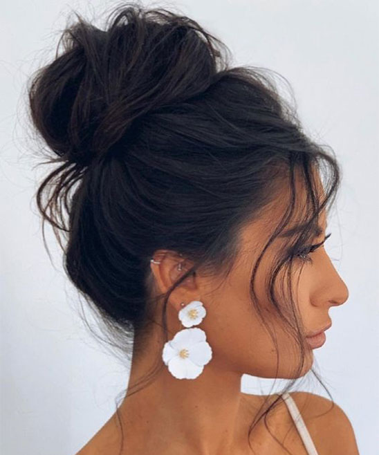 21 Cute and Easy Messy Bun Hairstyles - StayGlam
