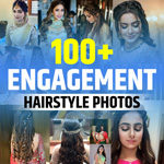Engagement Hairstyle for Round Face