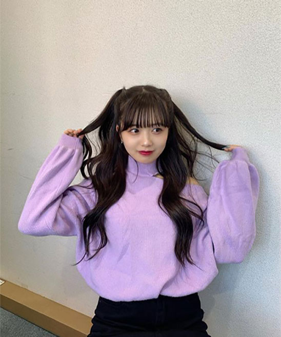 Hairstyle for Medium Hairin Korean Girl