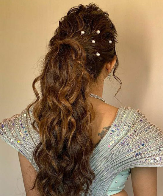 Hairstyles for Open Hair for Parties