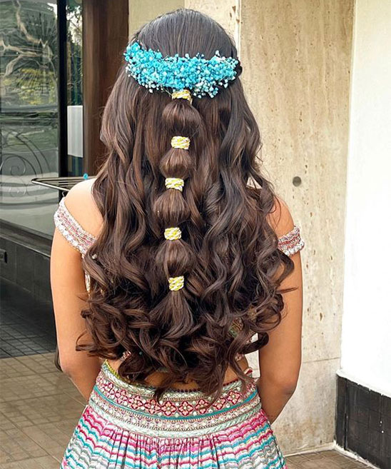 Indian Engagement Hairstyles