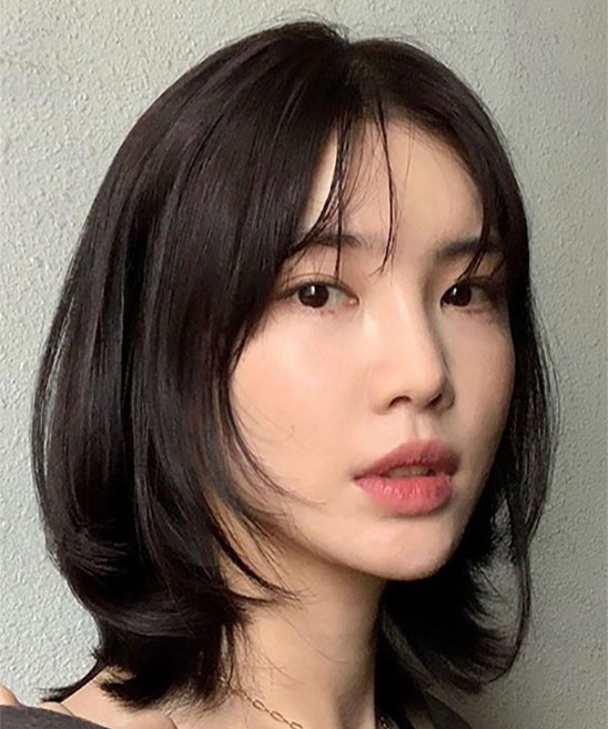 Korean Curly Short Hair