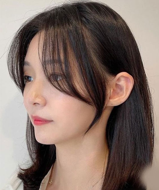 Korean Haircut Style for Round Face