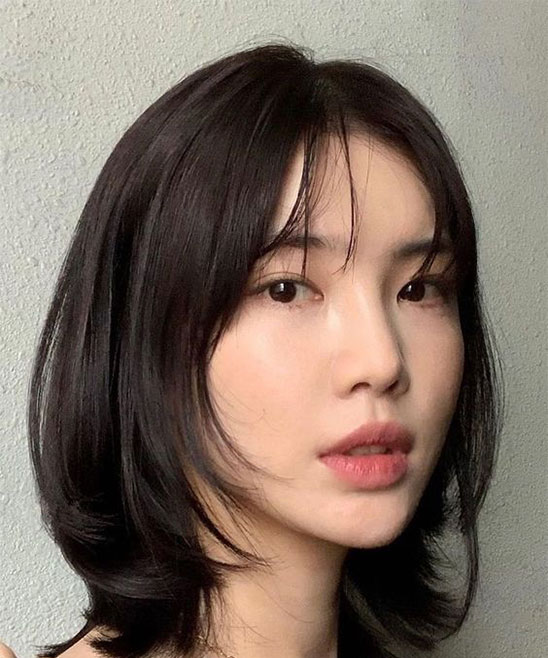 Korean Haircut for Round Face