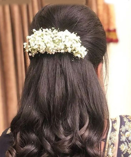 Messy Bun Hairstyle for Engagement
