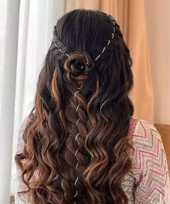 New Latest Hairstyle in Open Hair