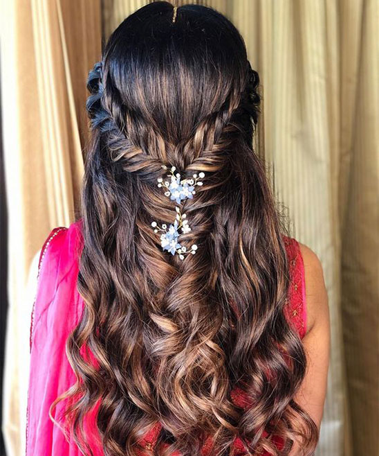 Open Hair Hairstyle Indian