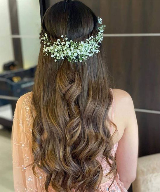 Open Hair Hairstyle Indian