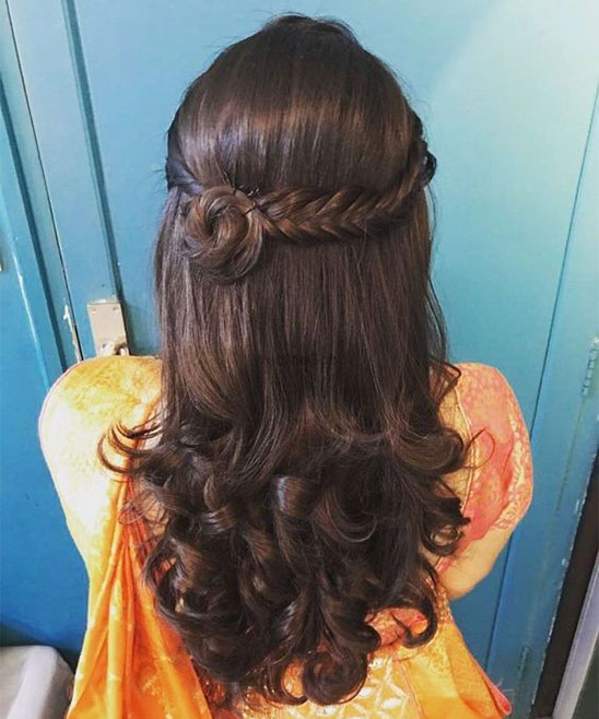 Open Hair Hairstyle for Long Hair