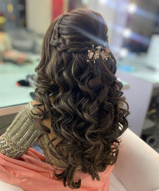 Open Hairstyle for Engagement