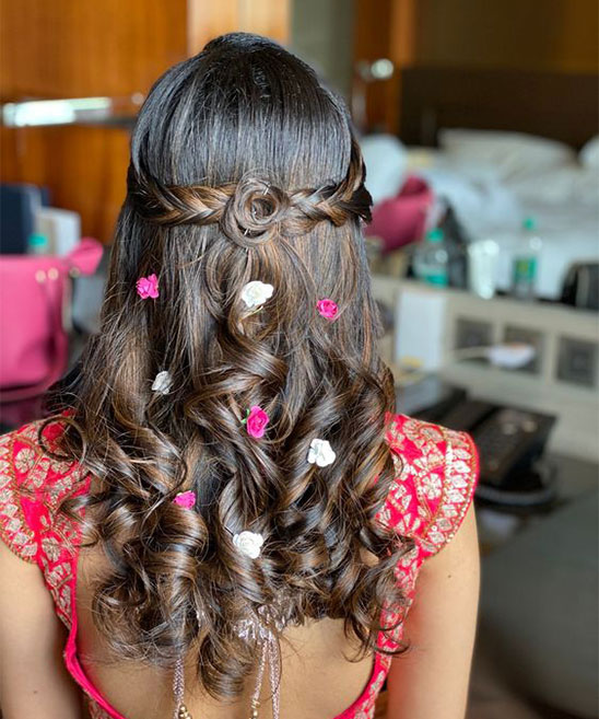 Simple Engagement Hairstyle