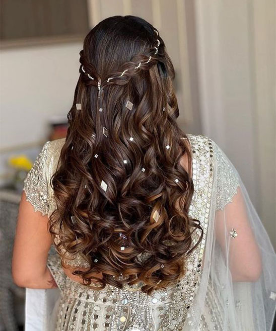 Simple Hairstyle for Engagement