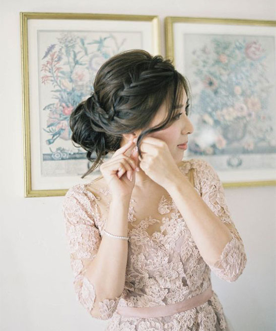 Traditional Engagement Hairstyle