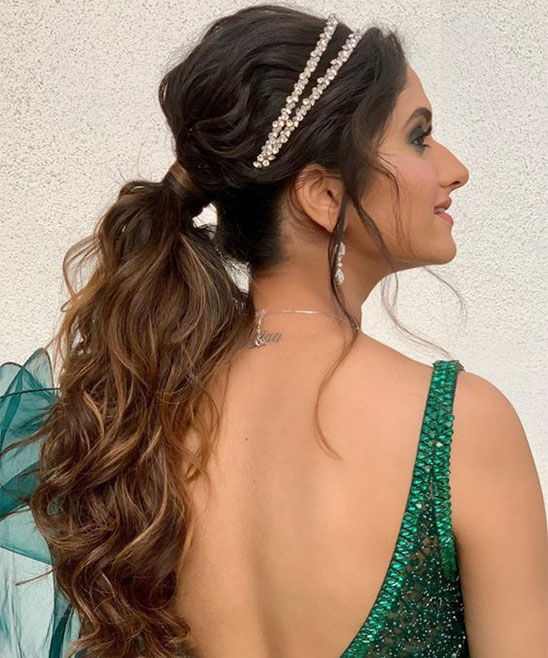Traditional Hairstyle for Engagement