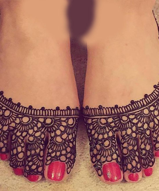 Arabic Mehendi Design for Feet (2)