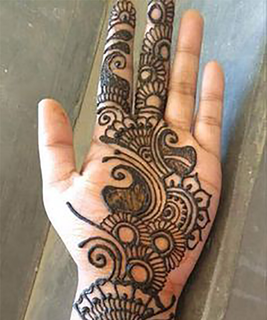 Arabic Mehndi Design Easy and Beautiful for Front Hand