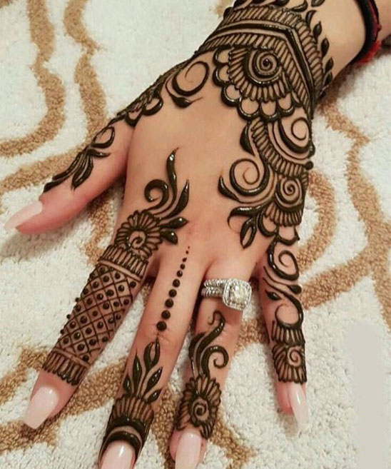 Best Simple Mehndi Designs for Palm