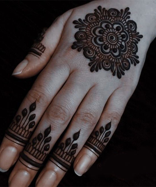 Best and Simple Mehndi Designs for Hands