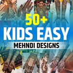 Cute Easy Mehndi Designs for Kids