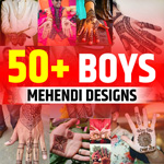 Design of Mehendi for Boys