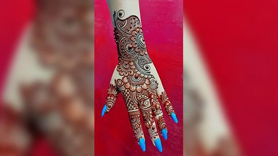 Easy Mehndi Designs for Kids Step by Step