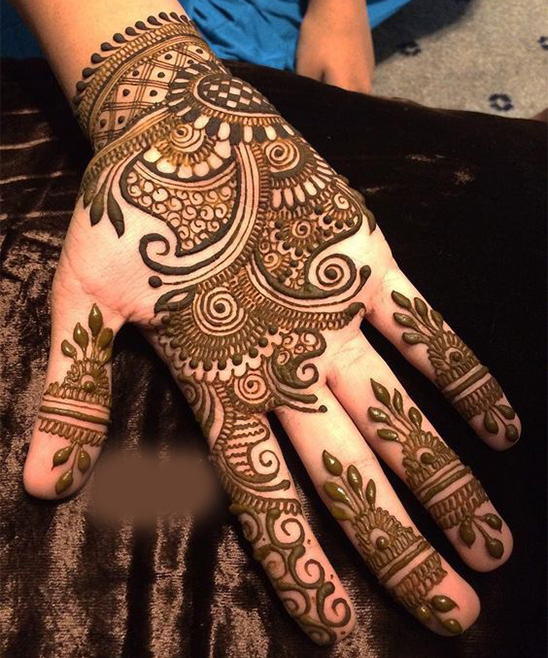 Easy and Beautiful Front Hand Mehndi Designs