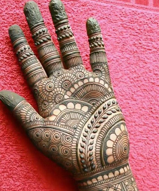 Easy and Beautiful Mehndi Design for Front Hand