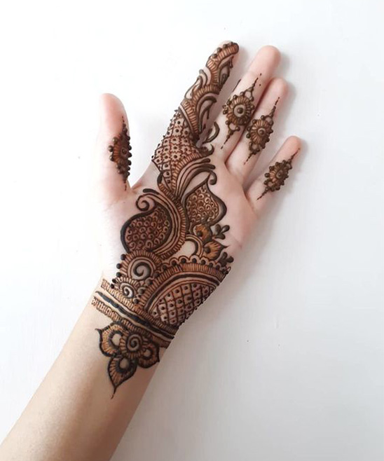 Easy and Beautiful Mehndi Designs for Front Hand