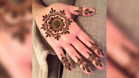 Easy and Simple Arabic Mehndi Designs for Kids