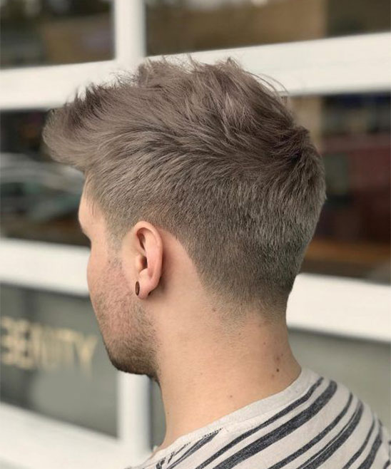 Fade Hairstyle for Men Back View