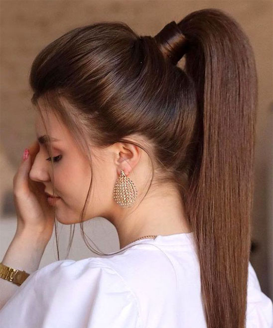 Fancy High Ponytail Hairstyles