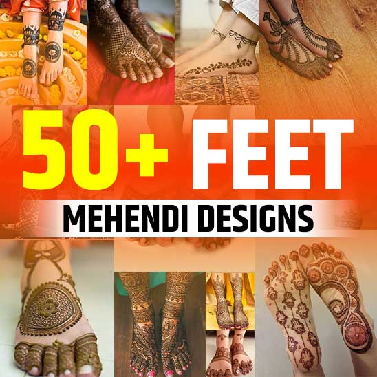 Feet Mehendi Design