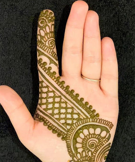 Front Easy and Beautiful Mehndi Designs