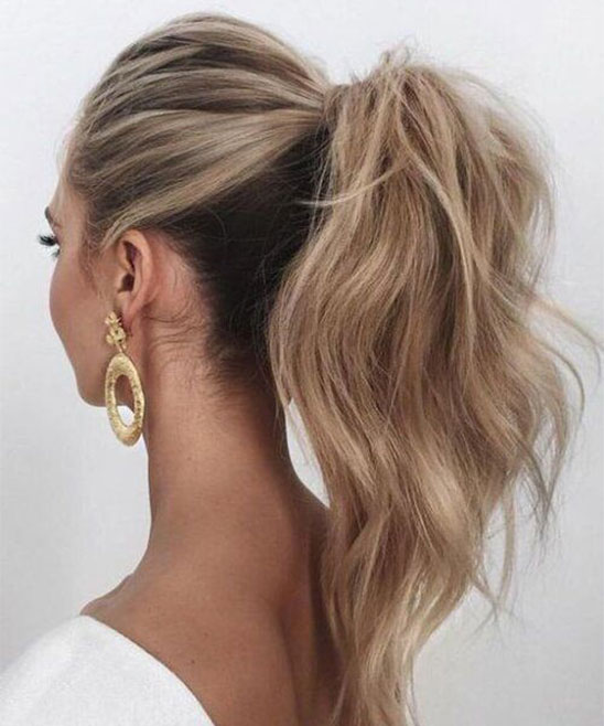 Front Hairstyle with Ponytail
