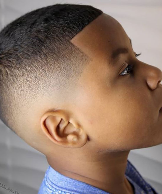 Haircuts V Shape Fade for Long Headed Boys