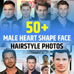 Hairstyle for Heart Shaped Face Male