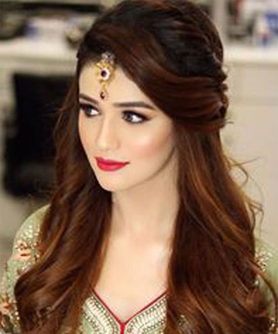 Hairstyle for Reception Party