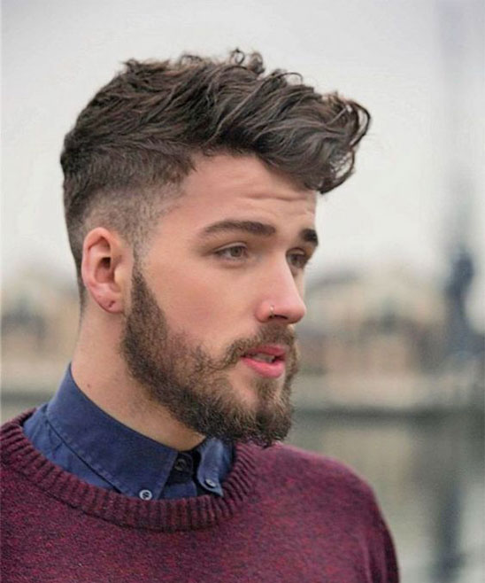 Heart Face Hairstyles Male