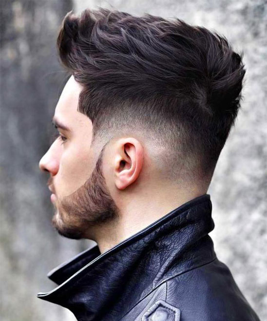 High Fade Short Thin Hairstyle for Men