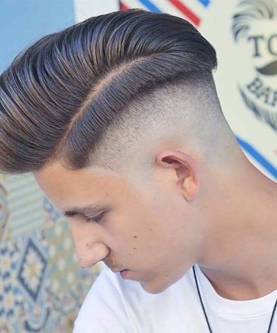 High Fade with Fringe Haircut