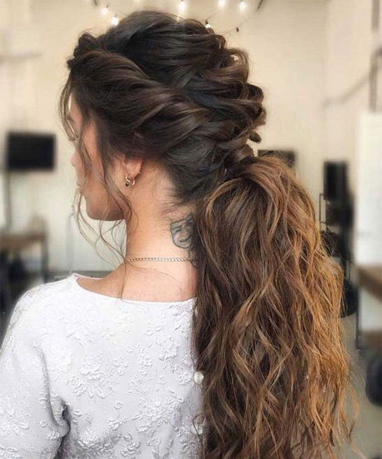 High Ponytail Hairstyles for School
