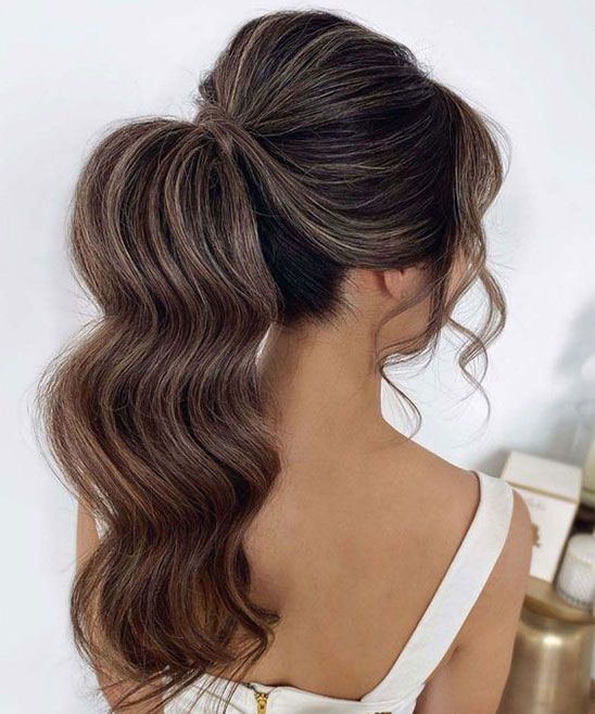 High Ponytail Hairstyles with Curls