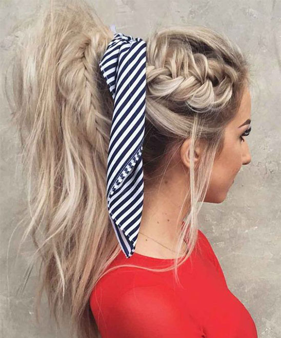 High Ponytail Hairstyles with Weave