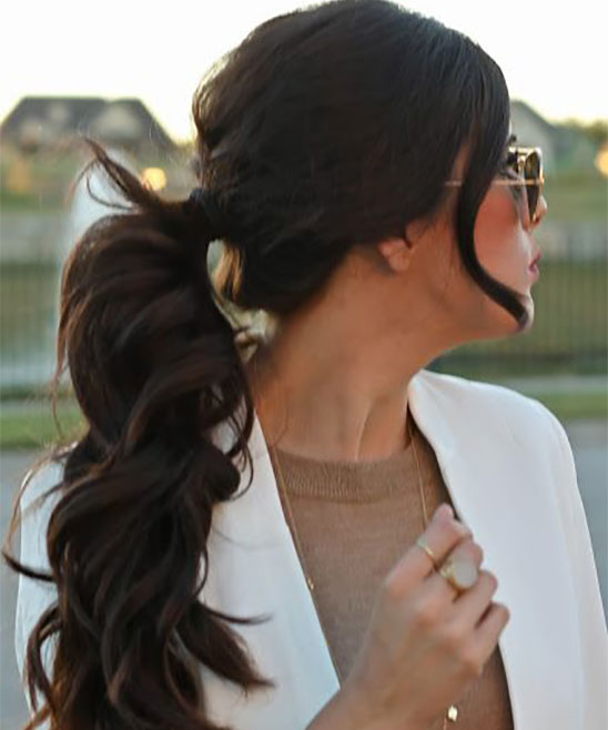 Human Hair Ponytail Extension