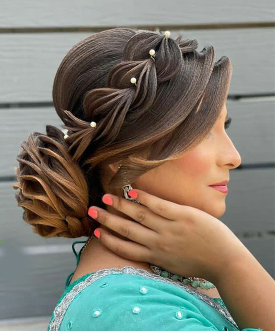 Juda Hairstyle with Gown