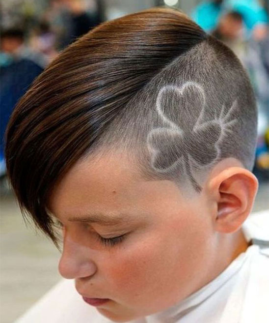 Latest Hairstyle of Boys One Sided Cut