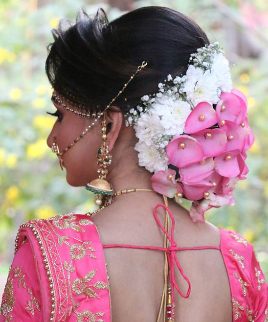 100+ Best Bridal Hairstyles For Indian Wedding - HAPPY LAGAN