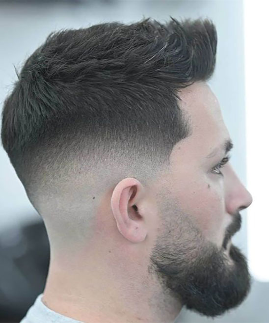 Long Hairstyles for Men Ponytail With Fade