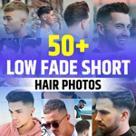 Low Fade Short Hair with Beard
